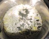 A picture of step 2 of Palak Qeemah.