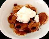 A picture of step 5 of My Tiny Pancakes, Dried fruit & Greek plain yogurt bowl.