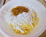Hình bước làm 1 của món Bánh dầy nhân dừa