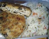 Foto del paso 8 de la receta: Medallones veganos con arroz y mucho sabor a mar