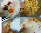 A picture of step 2 of Rice in buttermilk with tadka.