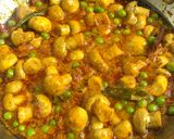 A picture of step 11 of Matar Mushroom Butter Masala.