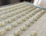 Hình bước làm 5 của món Món cho bé : Bánh lòng trắng sữa chua ăn dặm