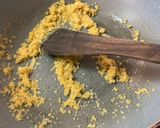 A picture of step 2 of Lapsi carrot halwa with jaggery.