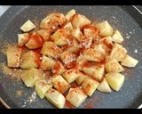 A picture of step 2 of Shakarkandi ki Chaat.