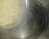 A picture of step 2 of Chowmein.