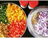 A picture of step 1 of Pizza Biryani.