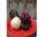 Foto langkah ke 1 dari resep Diet Juice Mango Beetroot Dragon Fruit Pear.