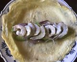 A picture of step 2 of California Farm Shrimp Avocado Egg Rolls.