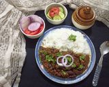 A picture of step 9 of Rajma Chawal.