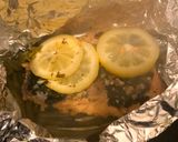 Foto del paso 4 de la receta: Salmón con espárragos al plomo. Delicioso, rápido y fácil