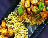 Noodles basket with chilli paneer recipe step 5 photo