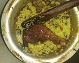 A picture of step 2 of Réchauffé chicken.