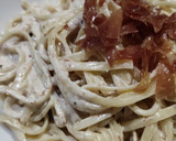 Foto del paso 5 de la receta: Tallarines con salsa de foie y jamón