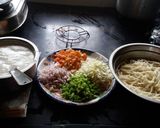 A picture of step 1 of Street Style Chinese noodles dosa.