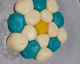 Foto del paso 3 de la receta: Galletitas ¡Vamos, vamos Argentina ! 🇦🇷