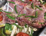 Foto del paso 3 de la receta: Pollo al horno con verduras