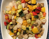 Foto del paso 1 de la receta: Curry de pollo, garbanzos y verduras