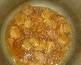 A picture of step 2 of Gajar methi gosht.
