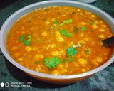 A picture of step 5 of Kabuli chana.