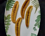 A picture of step 2 of Raw banana chaat boats.