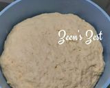A picture of step 1 of Za'atar loaded Cheese Pizza.