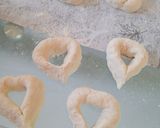 Φωτογραφία βήματος 2 της συνταγής Air fryer bagels♥️♥️(Valentine Edition)