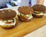 A picture of step 5 of Gourmet Caprese Sandwiches with Basil Ice Cream.