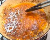 A picture of step 3 of Basque style chicken (Poulet Basquaise).