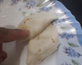 A picture of step 3 of Bengali delicacy dudhpuli.