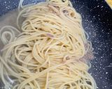 Foto del passaggio 5 della ricetta #664 Spaghetti con alici e pangrattato🐟🥖🌱🌱