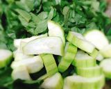 Hình bước làm 1 của món Canh Cua Rau Đay
