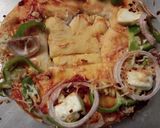 A picture of step 7 of Homemade Vegetable Pizza.