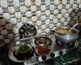 A picture of step 5 of Chana Dal Pulao.