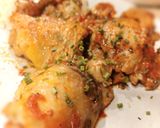 Une image de l'étape 5 de Poulet champignons tomates en cocotte au Cook Expert.