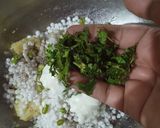A picture of step 2 of Potato Sabudana Appe.