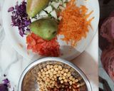A picture of step 1 of Babugosha Chaat/Salad.