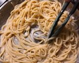 A picture of step 6 of Classic Spaghetti Cacio e Pepe.