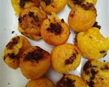 Foto langkah ke 4 dari resep Mini Bandros Wortel Abon Mpasi takaran sendok.