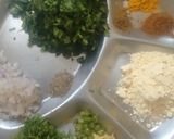 A picture of step 1 of Palak Kofta Curry.