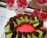 Foto langkah ke 6 dari resep Lapis kukus coklat pandan.