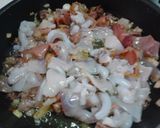 Foto del paso 2 de la receta Calamar de Cadiz, relleno en salsa al vino Fino de Jerez
