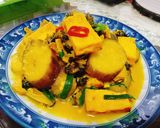 Hình bước làm 7 của món Ốc xào chuối đậu