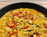 Foto del paso 6 de la receta: Sartén de arroz con alcachofas y pulpo