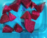 Foto langkah ke 2 dari resep Sorbet Buah Naga.
