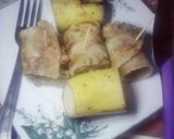 A picture of step 8 of (HoneyPancakes)and Ripe bananas.