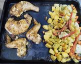Foto del paso 7 de la receta: Pata Muslo y Alitas al horno con papas