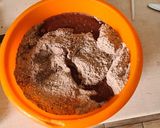 Csokis kekszgolyó meggyel recept fázis 2 fotója