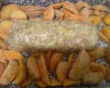 Sajtos-sonkás tekercs recept fázis 2 fotója