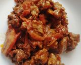 A picture of step 3 of Wet fry beef.